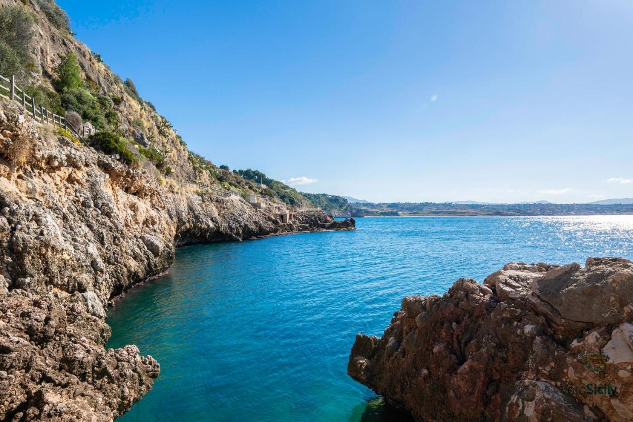 Villa Giacona Venuti Terrasini Bagian luar foto