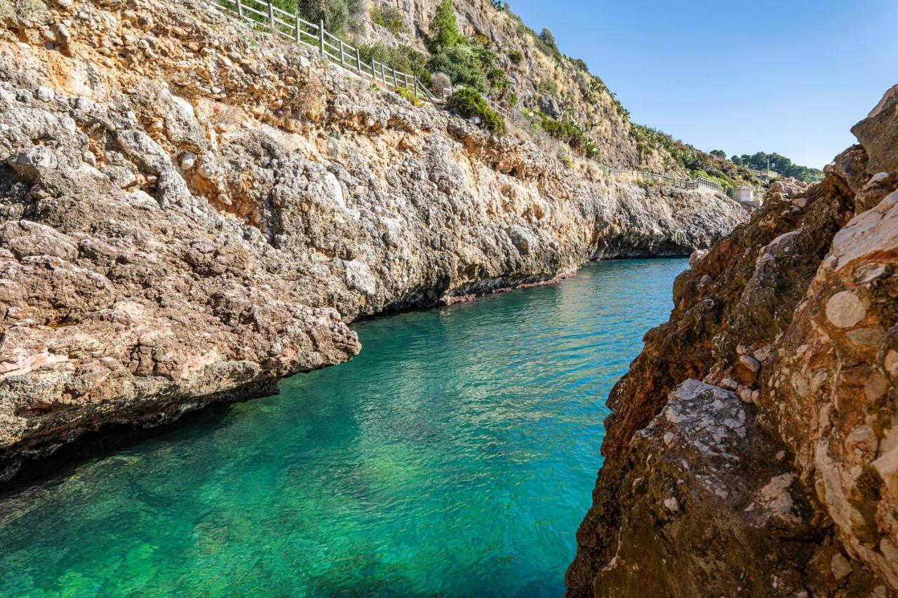 Villa Giacona Venuti Terrasini Bagian luar foto