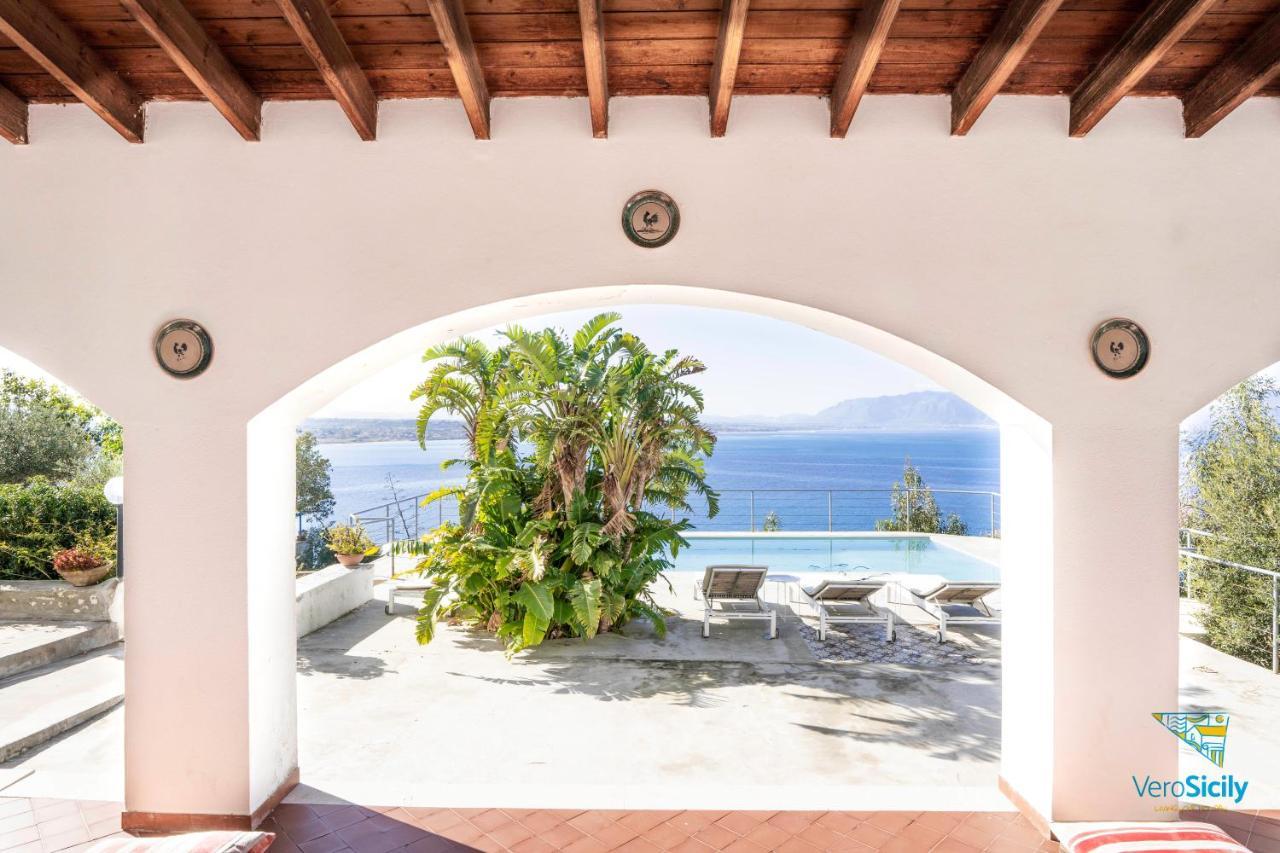 Villa Giacona Venuti Terrasini Bagian luar foto