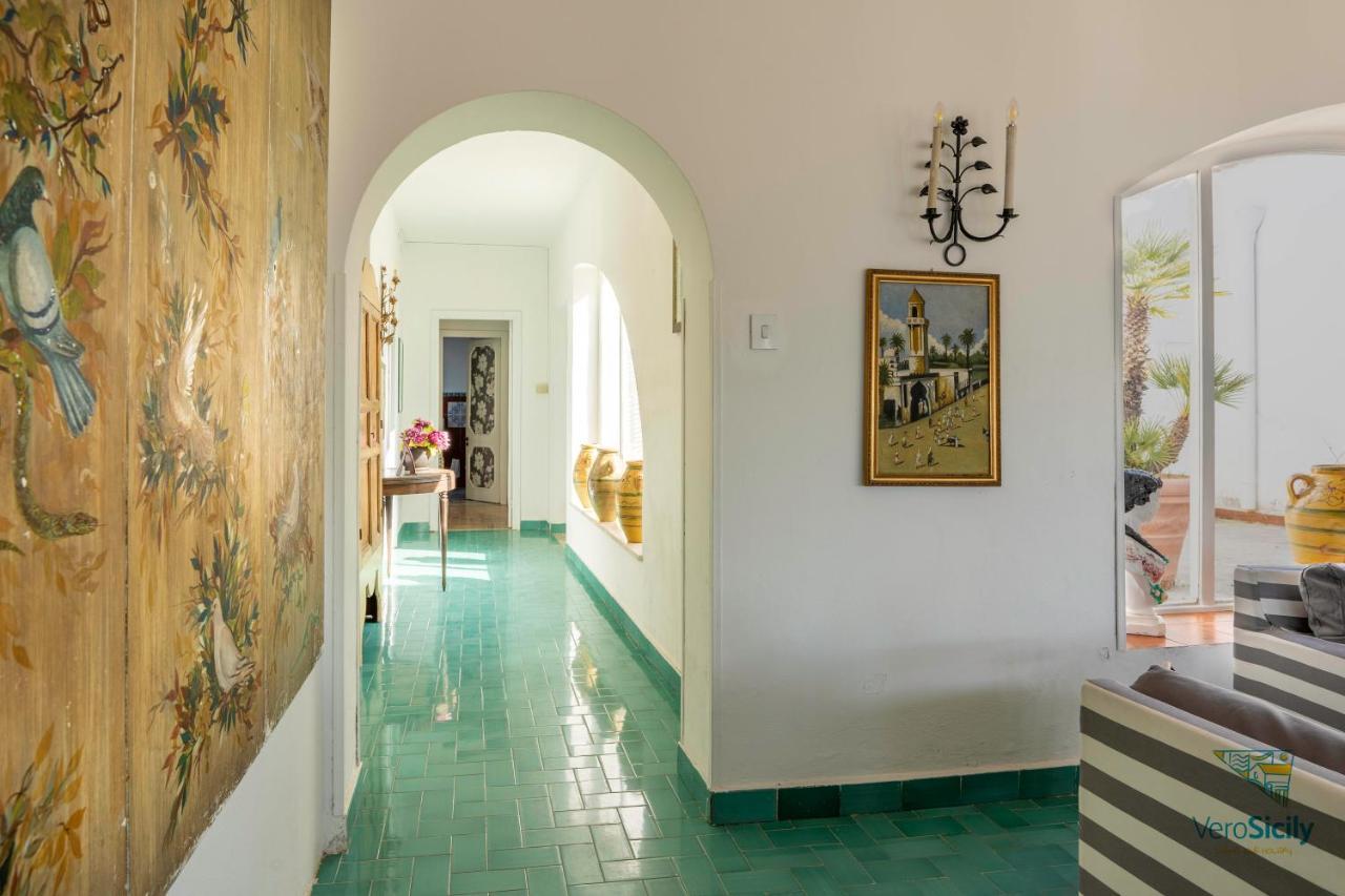 Villa Giacona Venuti Terrasini Bagian luar foto