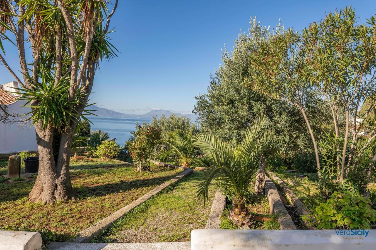 Villa Giacona Venuti Terrasini Bagian luar foto